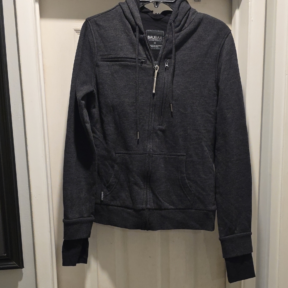 Baubax Men's Dark Gray  Jacket